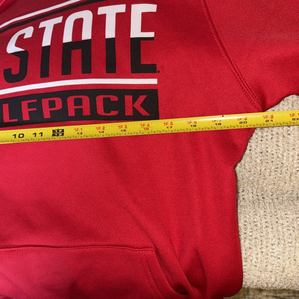 NWT mens sm Colosseum NC State Bold Red Sweatshirt- unisex womens med- Brandnew - Picture 9 of 12